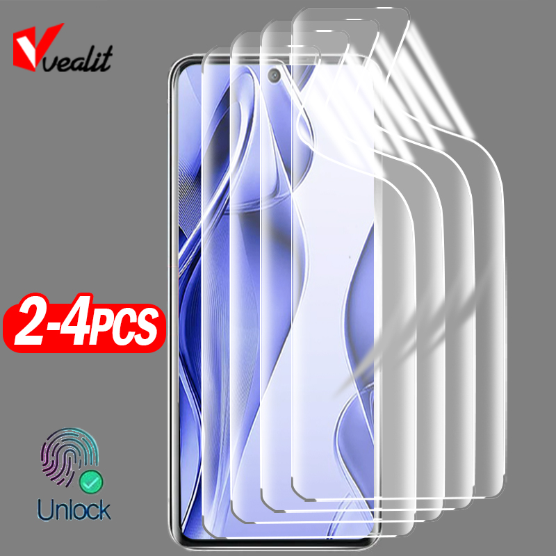 Vivo V40 - 2-4 Stück voll gebogene matte weiche