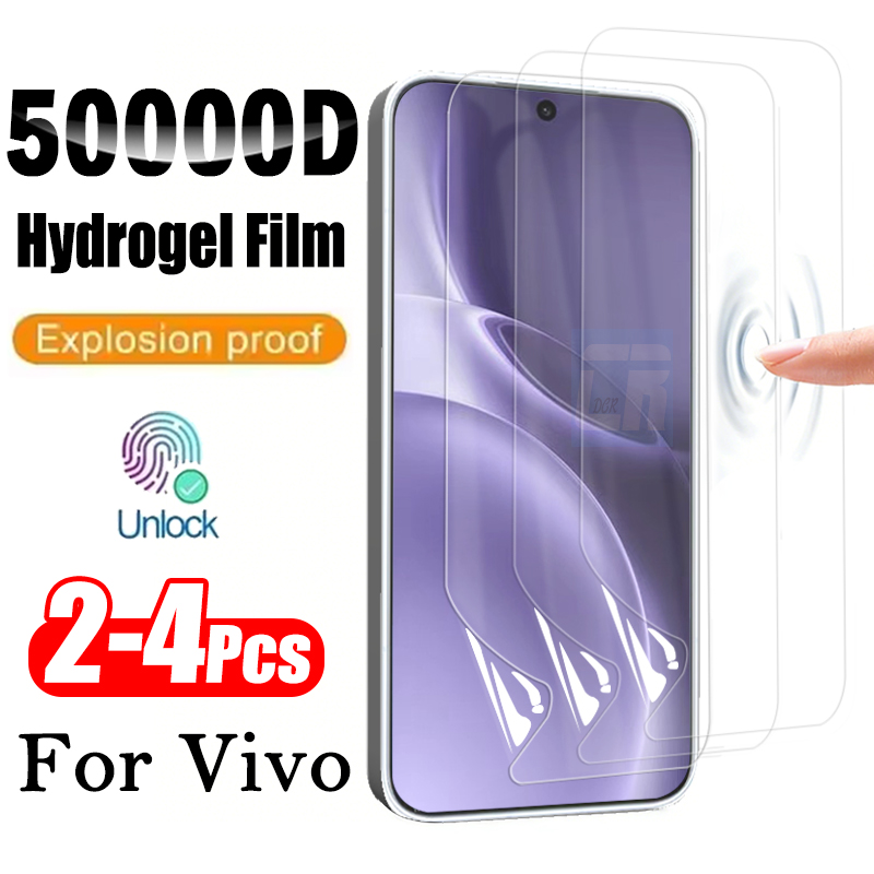 Vivo X200 - 2-4-teilige explosionsgeschützte Hydrogel-Folie für Vivo X300