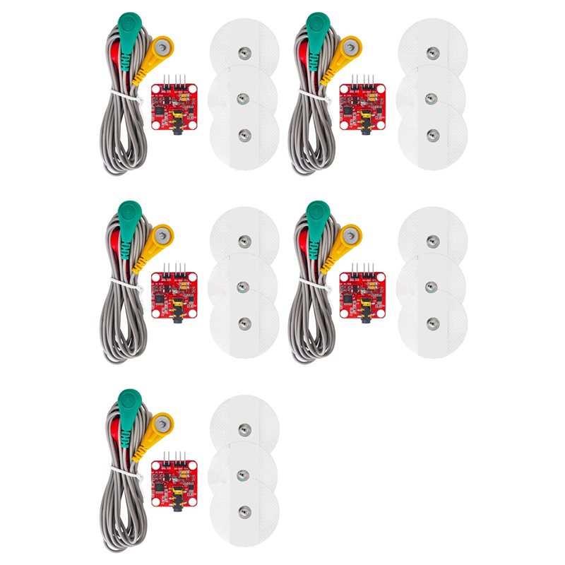Muscle Sensor Emg - BTLIFE-5X Muskel-Elektrosensor-Modul zur EMG-Signalerfassung für Arduino