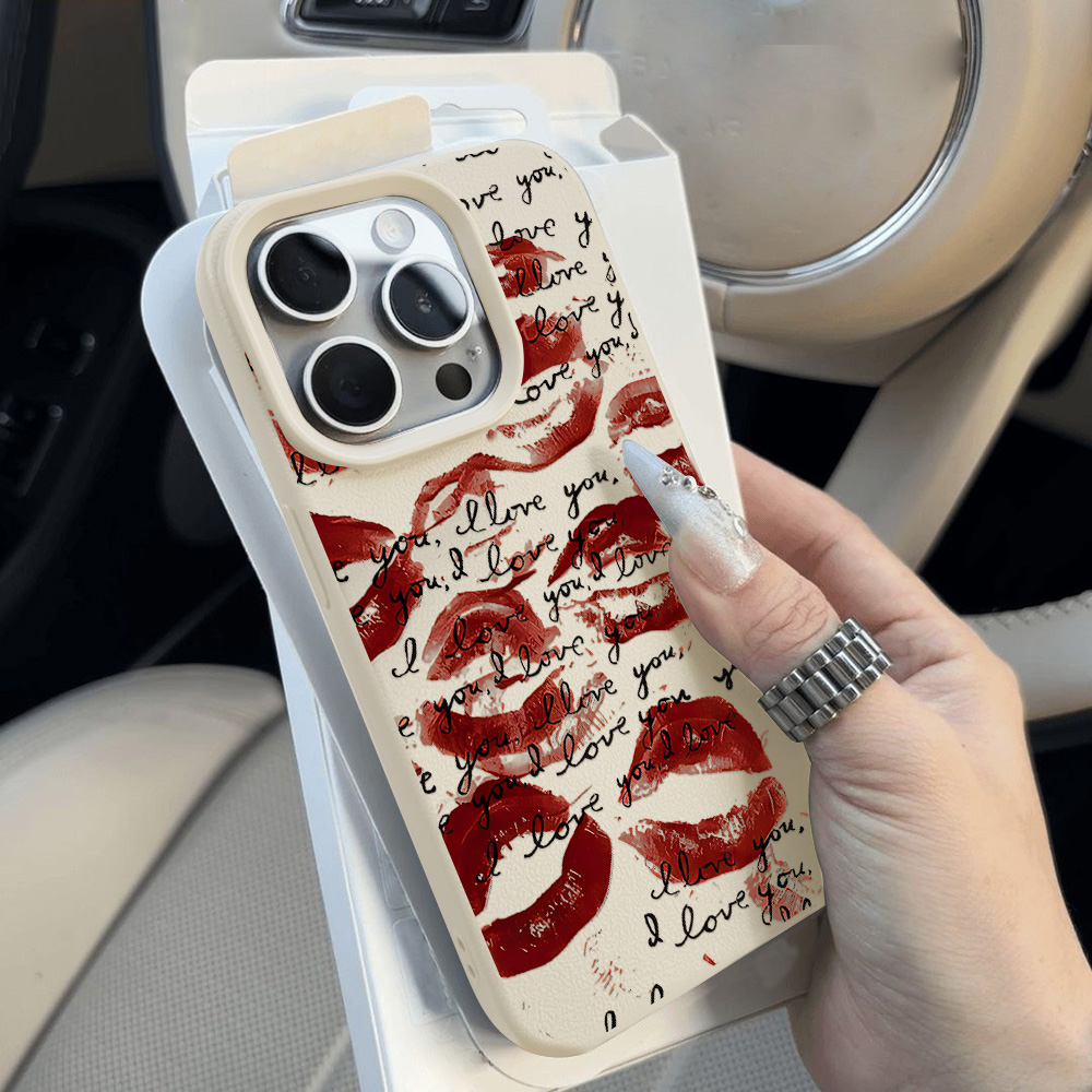 Helle rote Lippen Leder Handyh – Apple Iphone 16 Bewertung und Preis